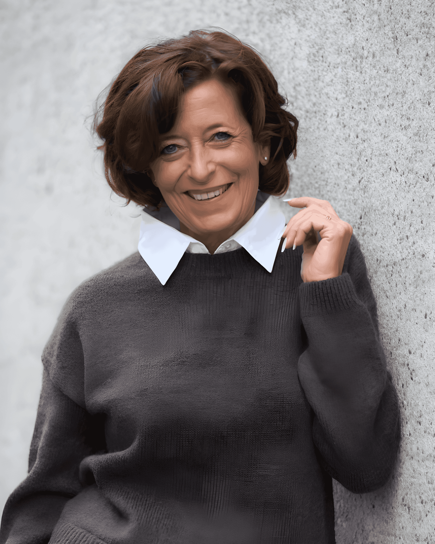 effortless layered bob vibes