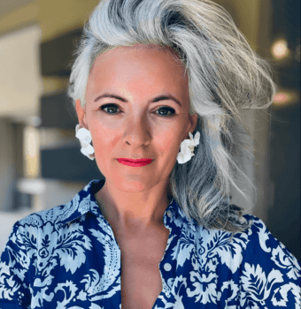 graceful grey hair elegance