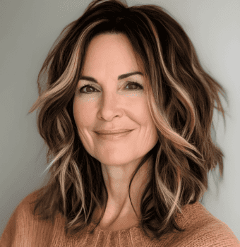 timeless shoulder length waves
