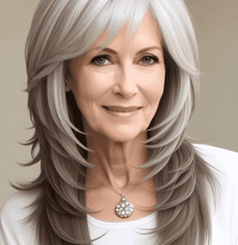 effortless silver grey transition