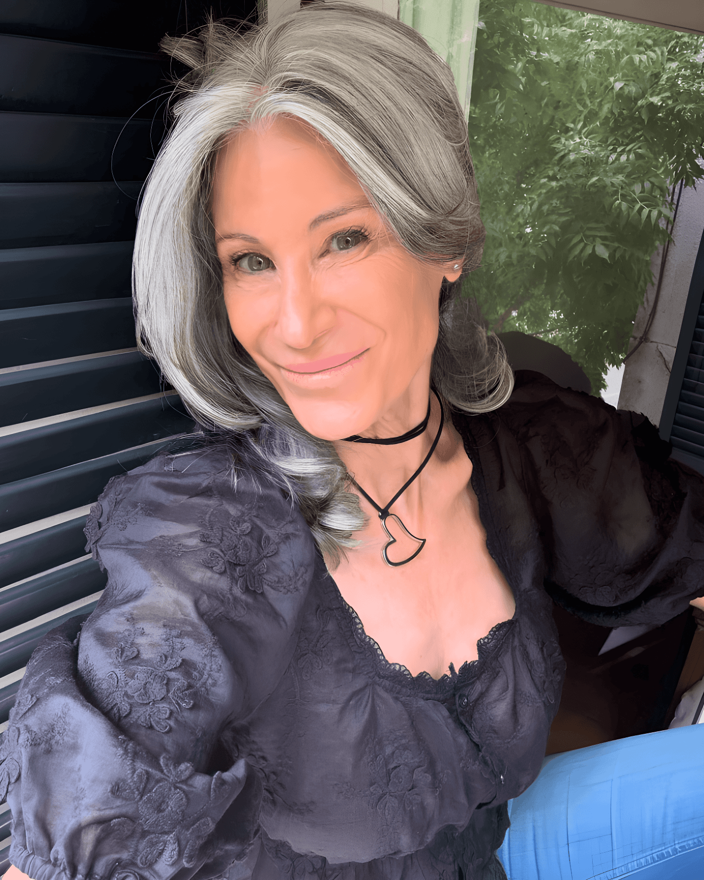 radiant silver layered glow