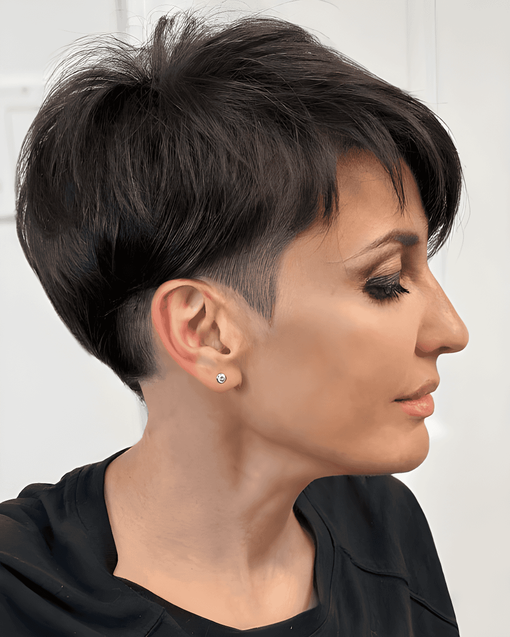 bold asymmetrical pixie style