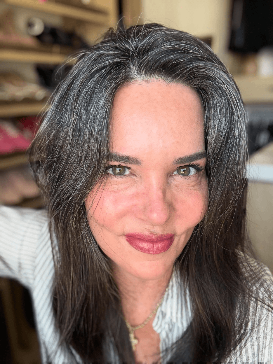 Graceful Silver Layered Locks