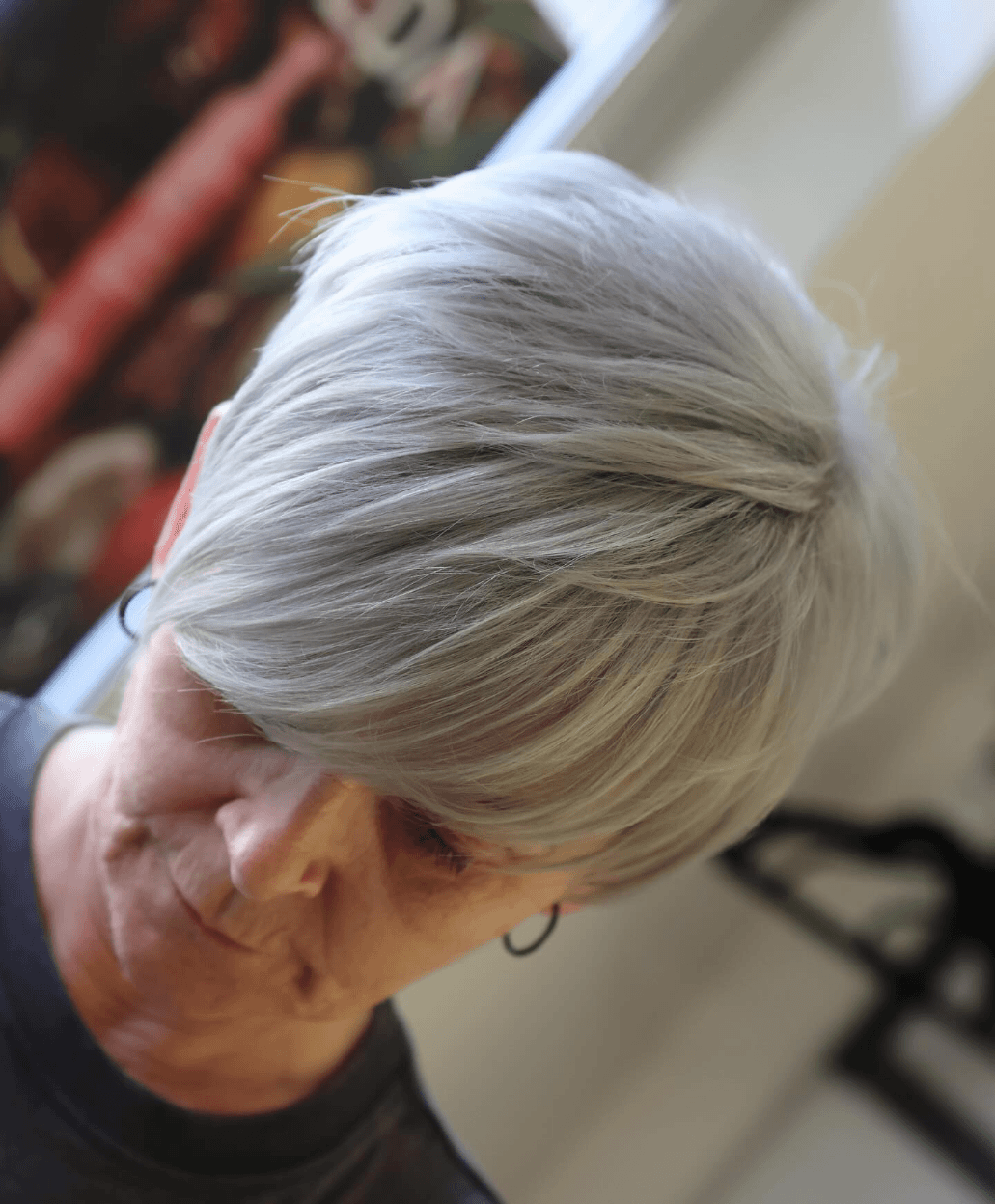 Icy Silver Pixie Elegance
