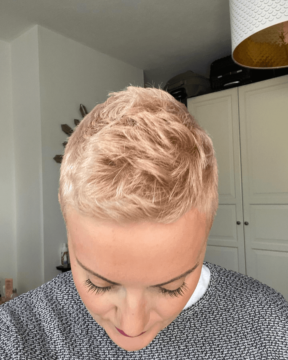 Platinum Pixie Elegance