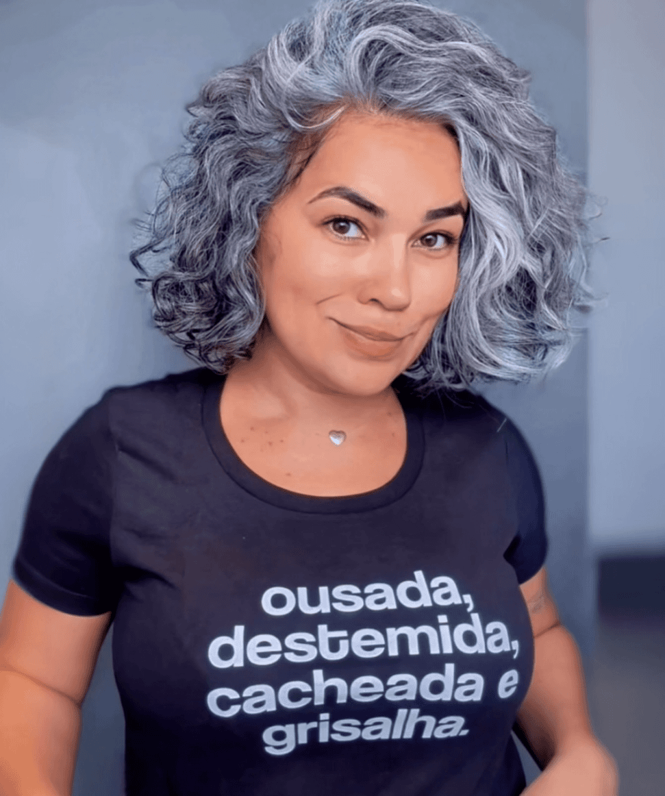 Silver Curls Effortless Beauty