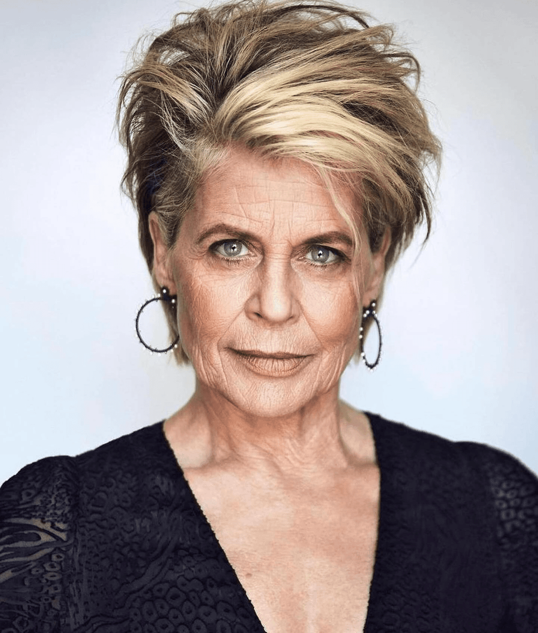 Textured Blonde Pixie Layers