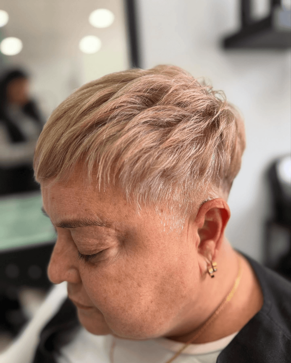 Textured Layers Pixie Cut