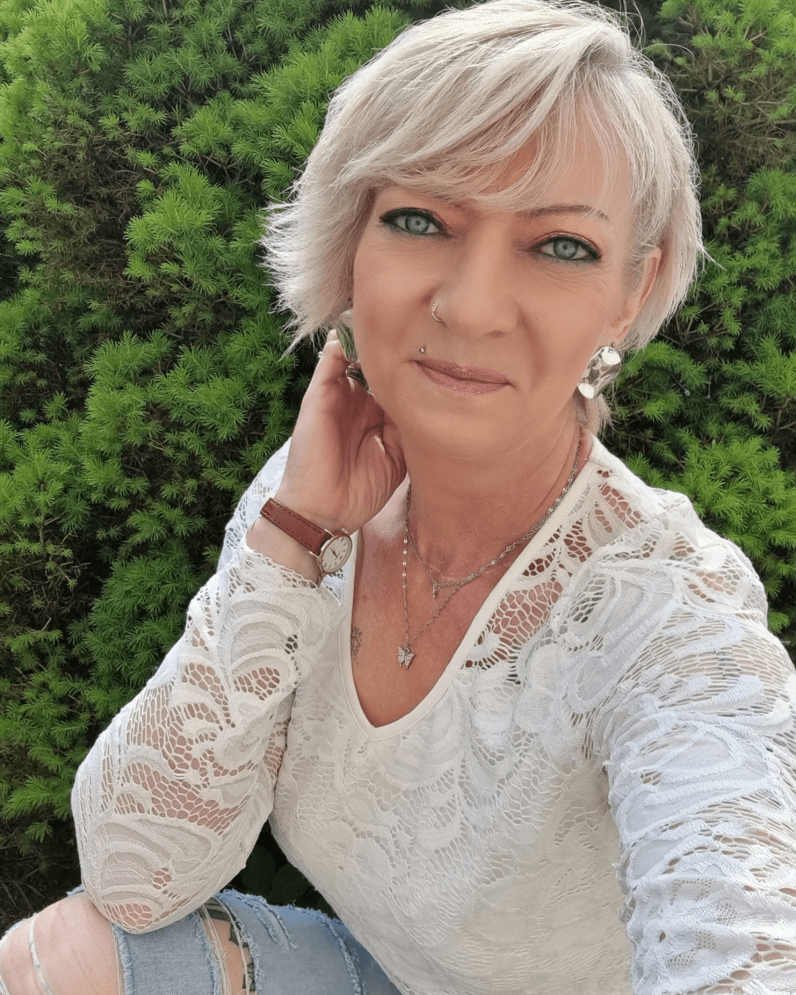 Bold Blonde Pixie Style