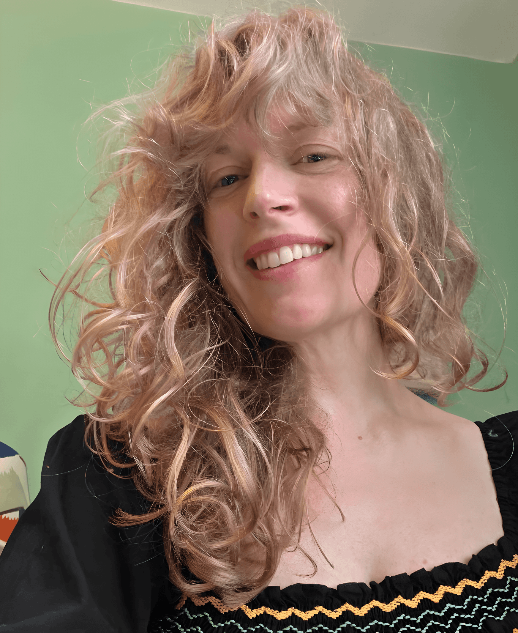 playful layers with curls