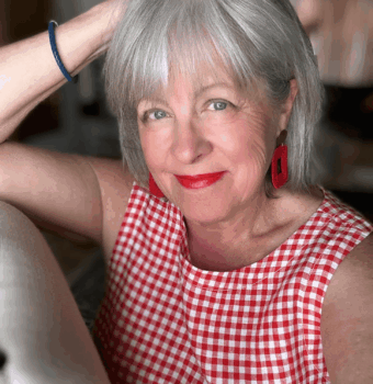 silver elegance with bangs
