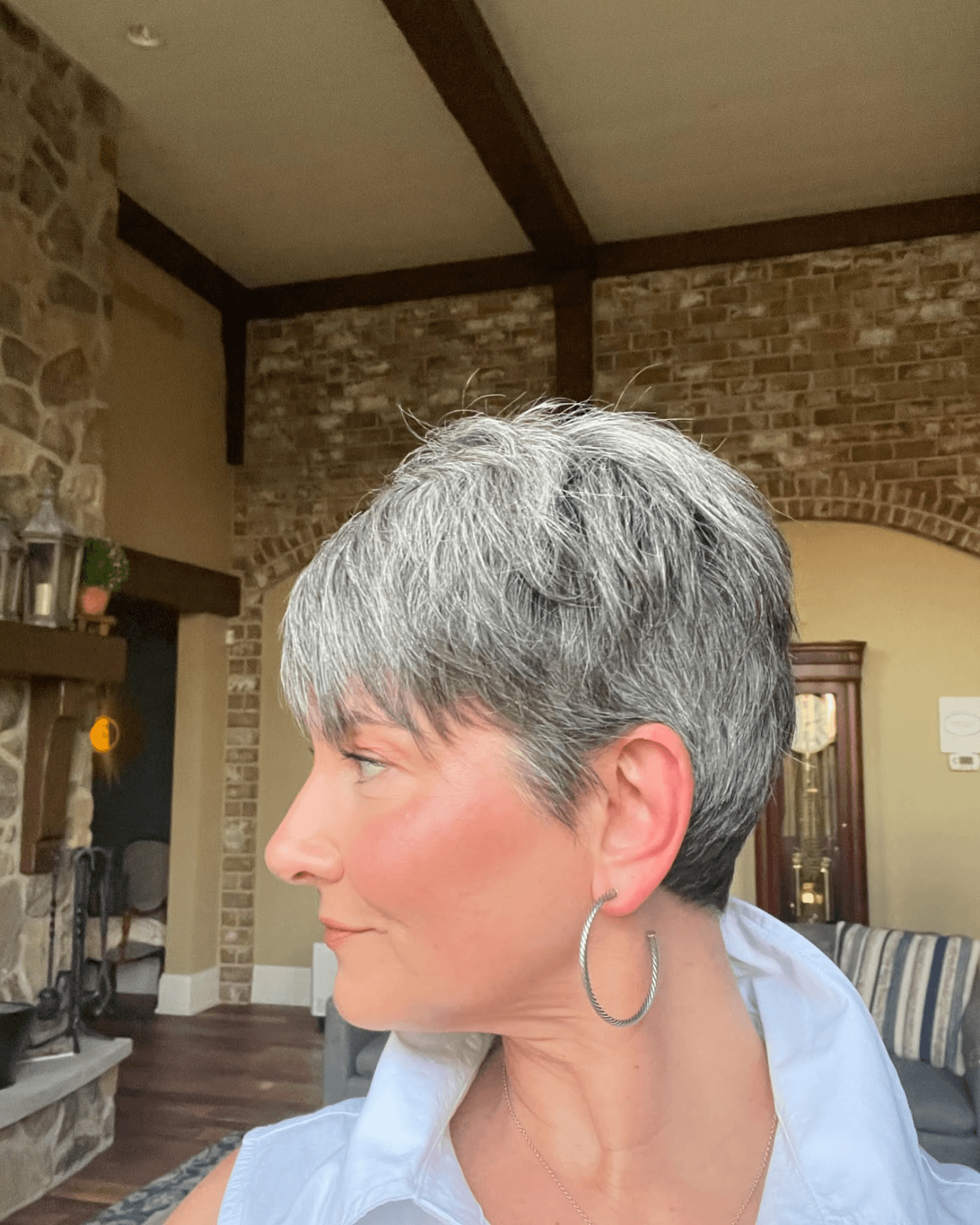 Silver Layers Framing Elegance