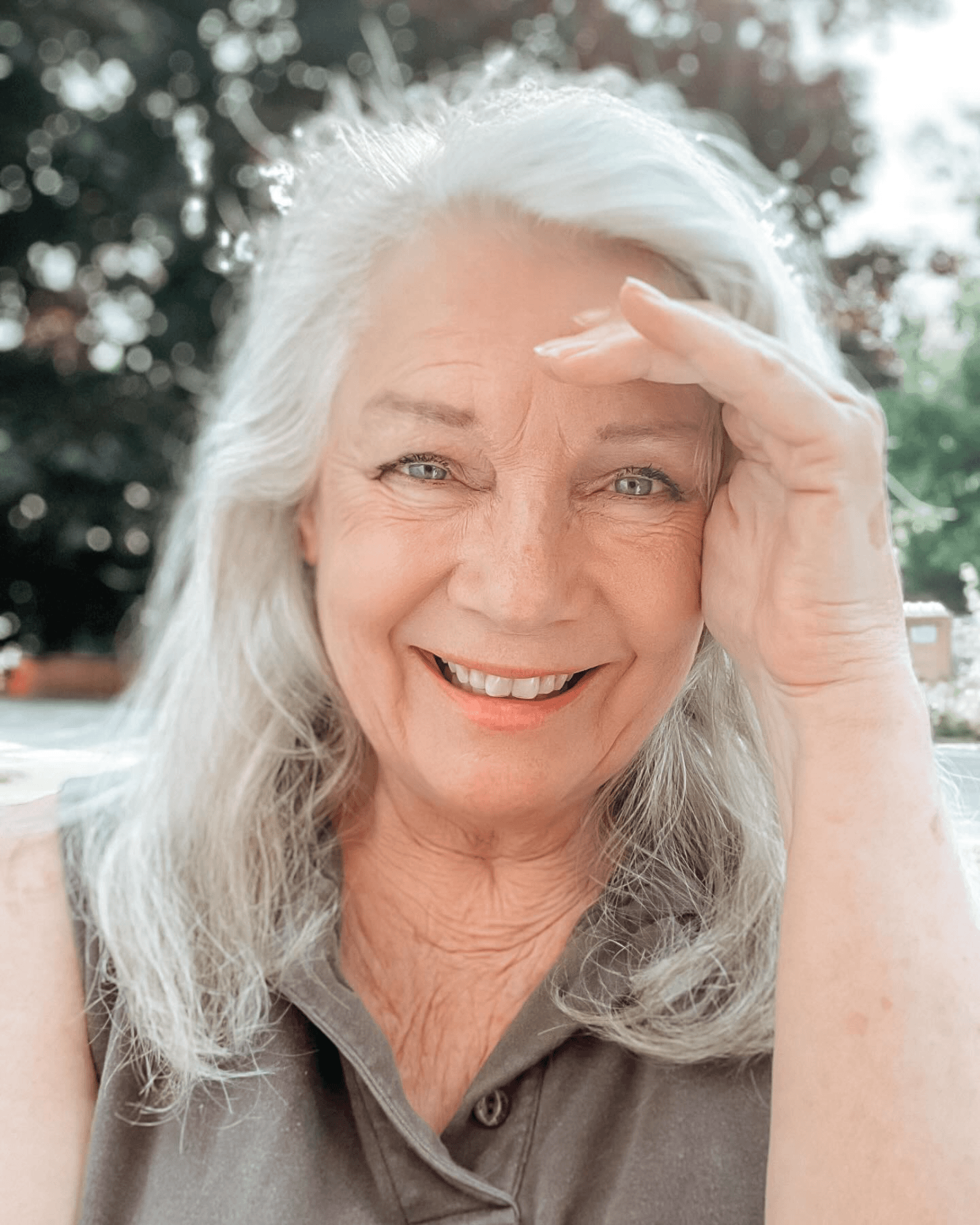silver waves flowing gracefully