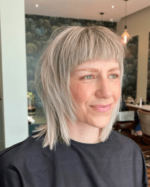 Textured Layers with Bangs