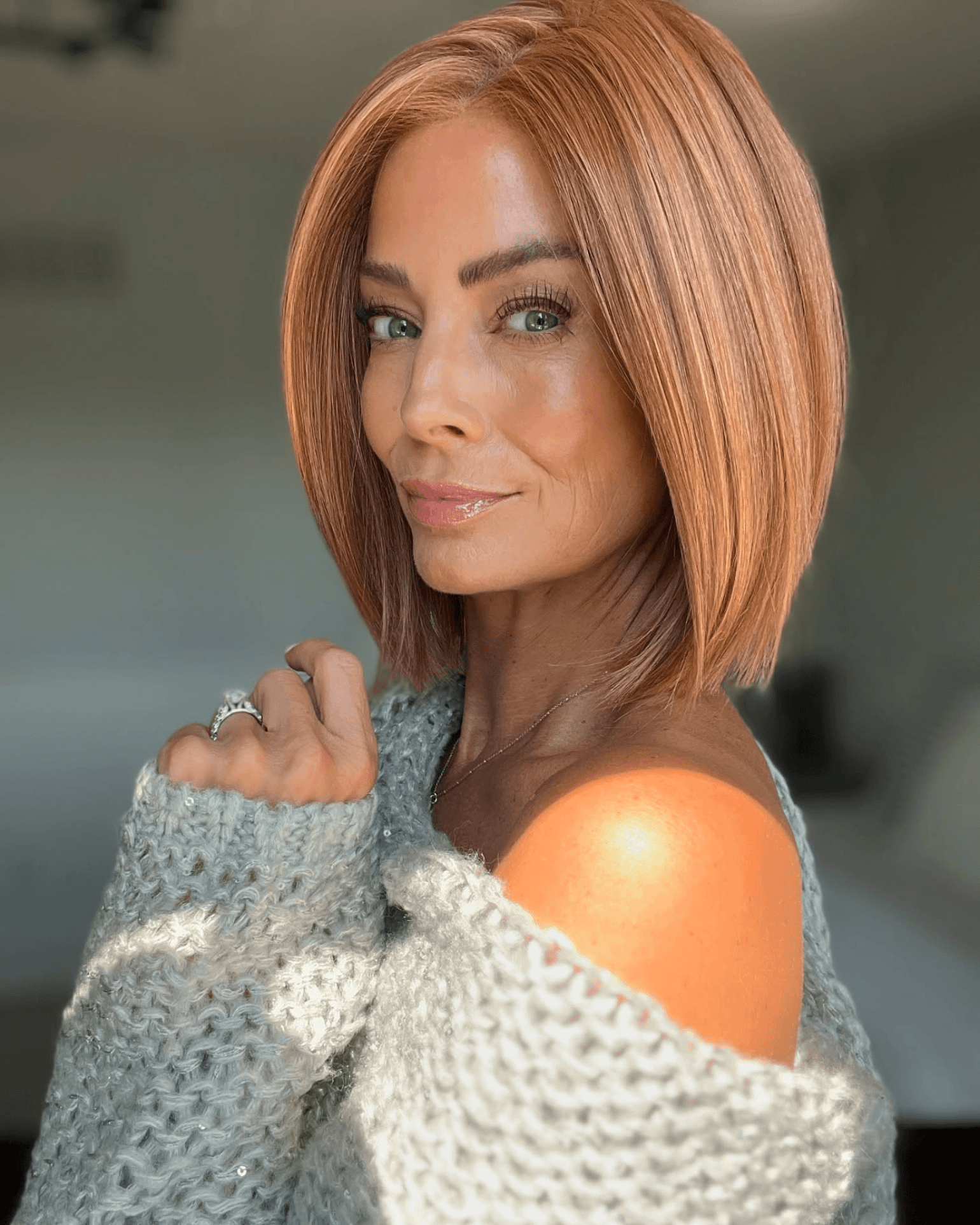 Autumn Inspired Auburn Bob