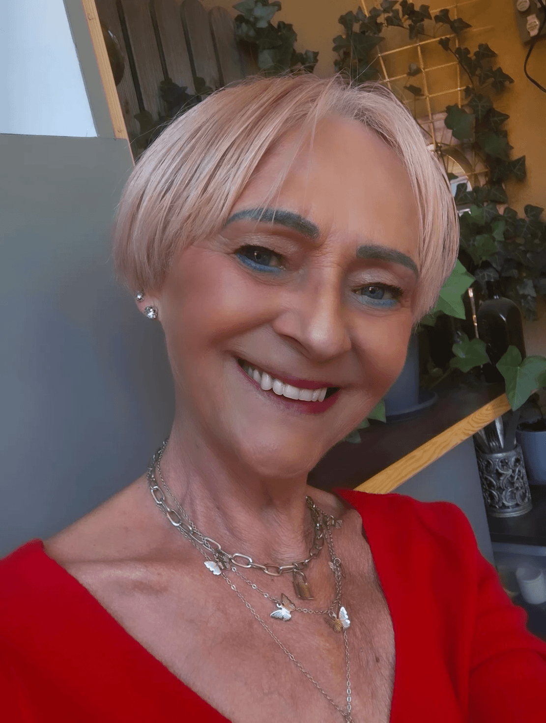 Bold Pink Bowl Cut