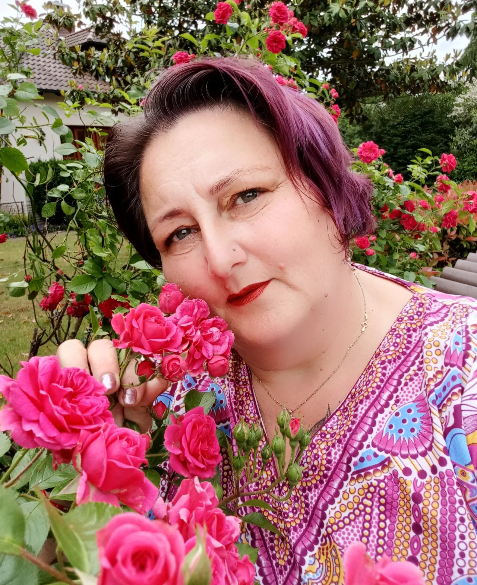 Bold Purple Asymmetric Vibes