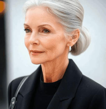 elegant low chignon hairstyle