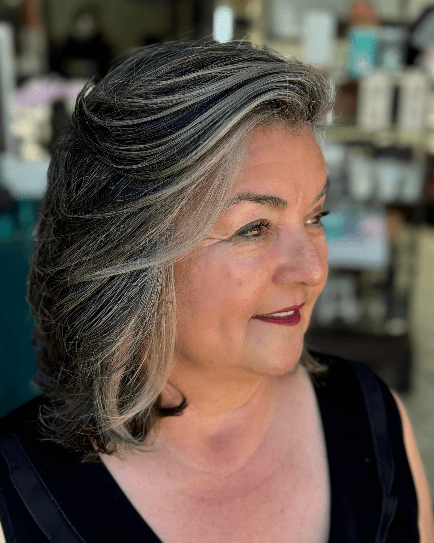 Embracing Graceful Grey Waves