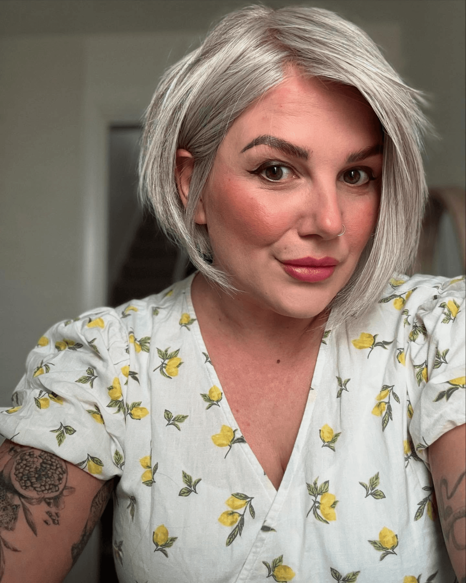Sleek Silver Autumn Transformation