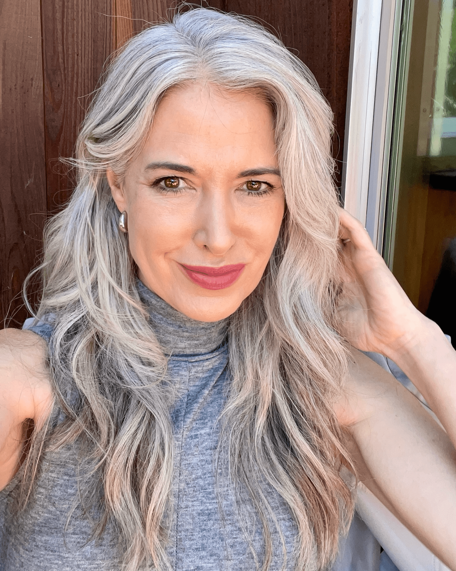 timeless graceful silver waves