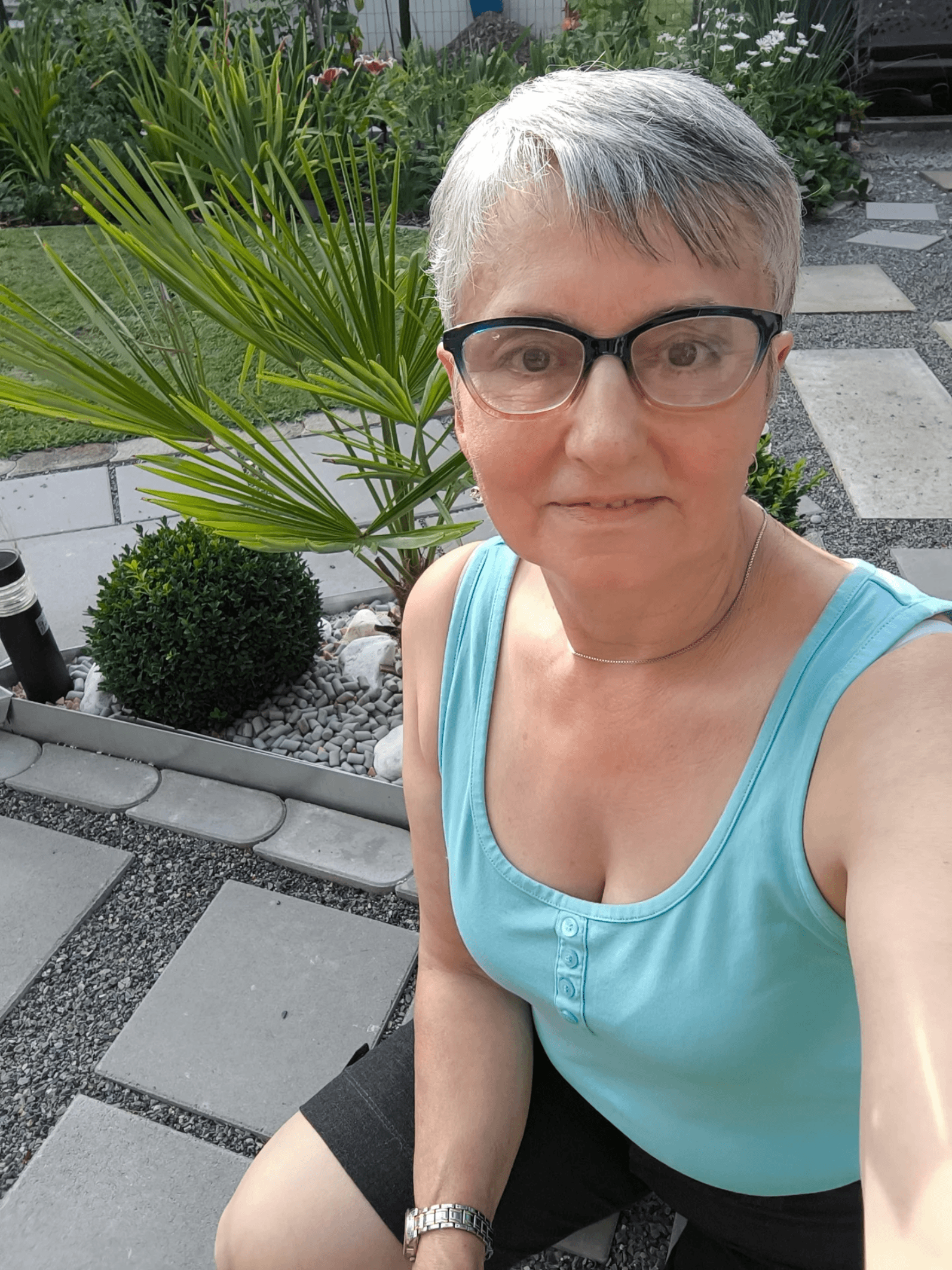 Edgy Silver Pixie Vibes