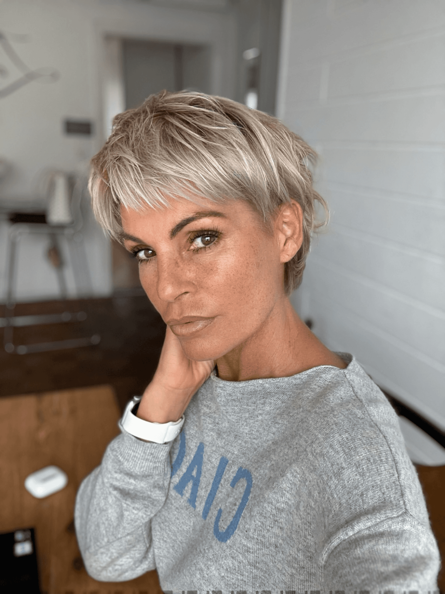 Edgy Textured Pixie Cut