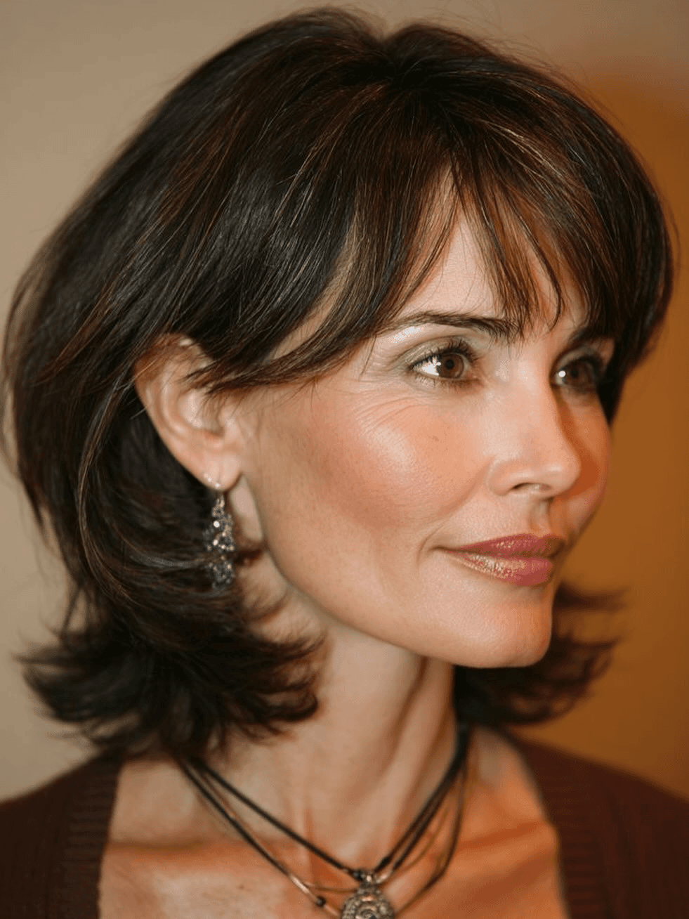 Effortless Layered Bob Style