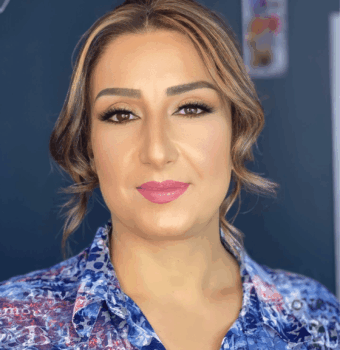 elegant waves updo style