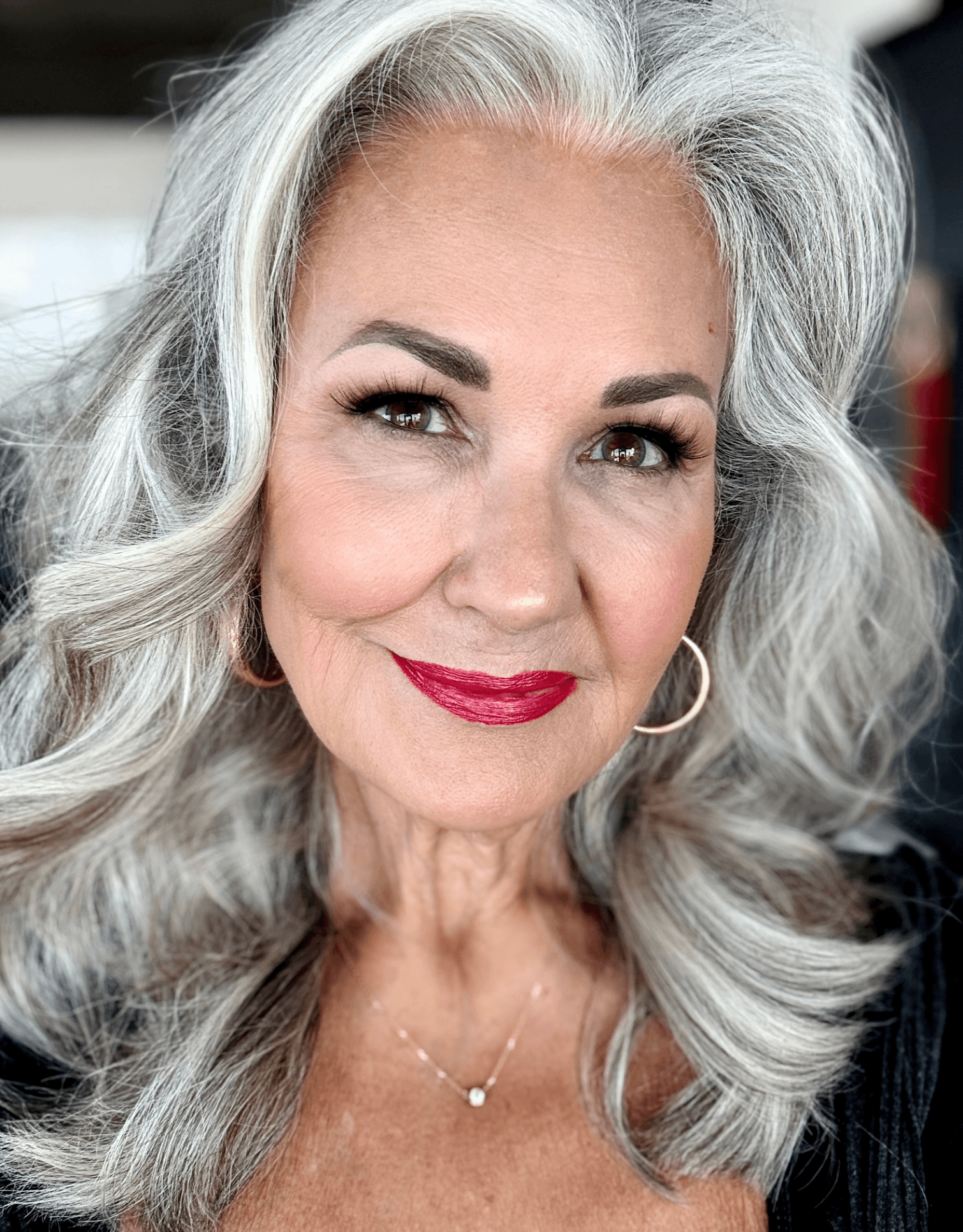 Graceful Silver Waves