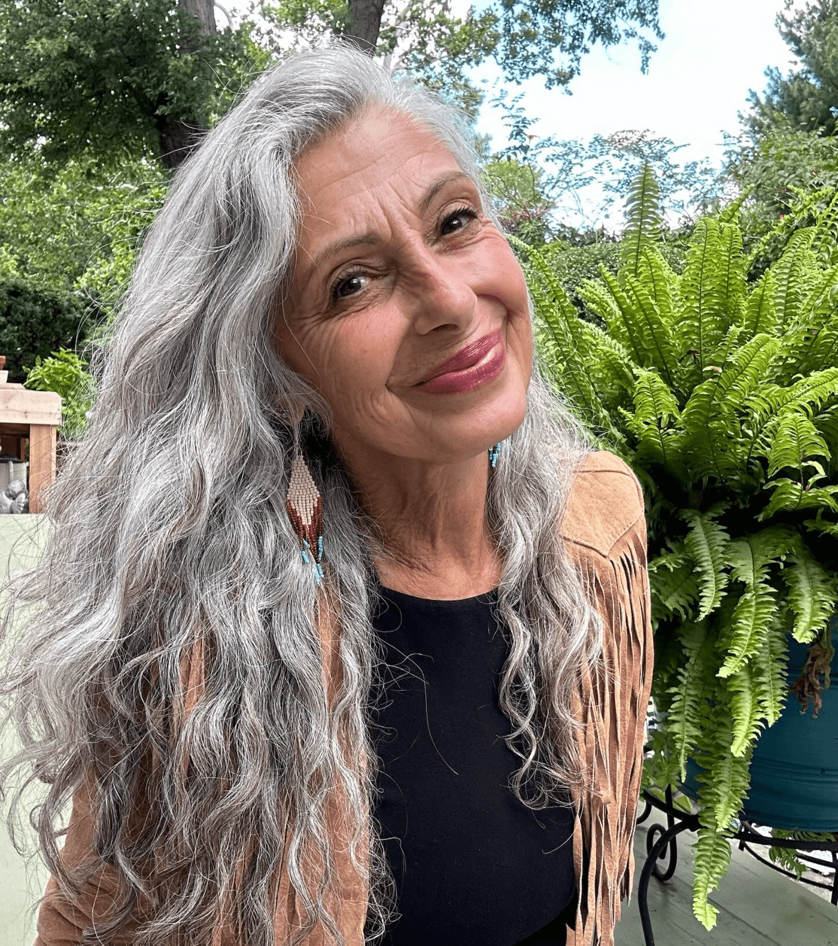 Silver Waves of Elegance