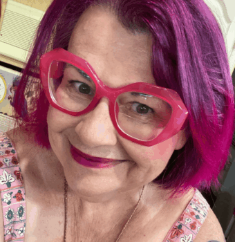 vivid magenta hair vibes