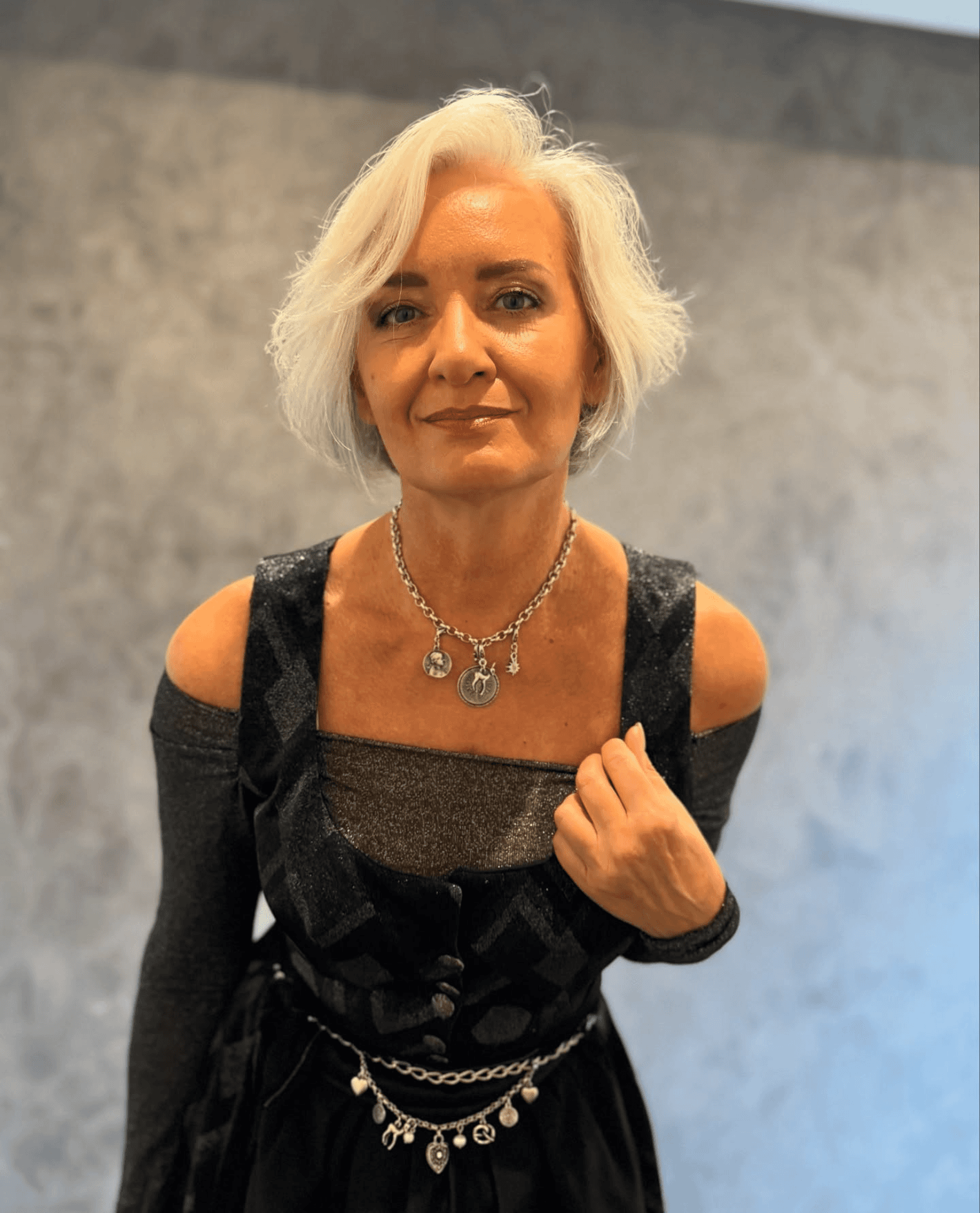 Effortless Gray Layered Chic