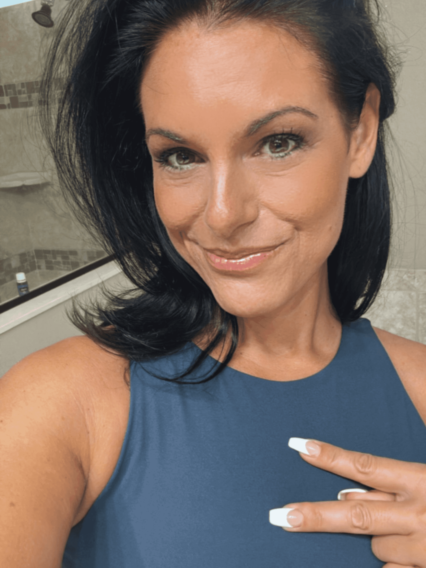Effortless Layered Brunette Look