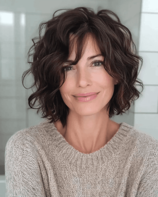 Effortless Textured Bob Style
