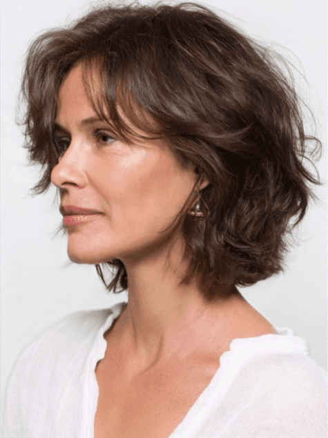 Effortless Tousled Curly Waves