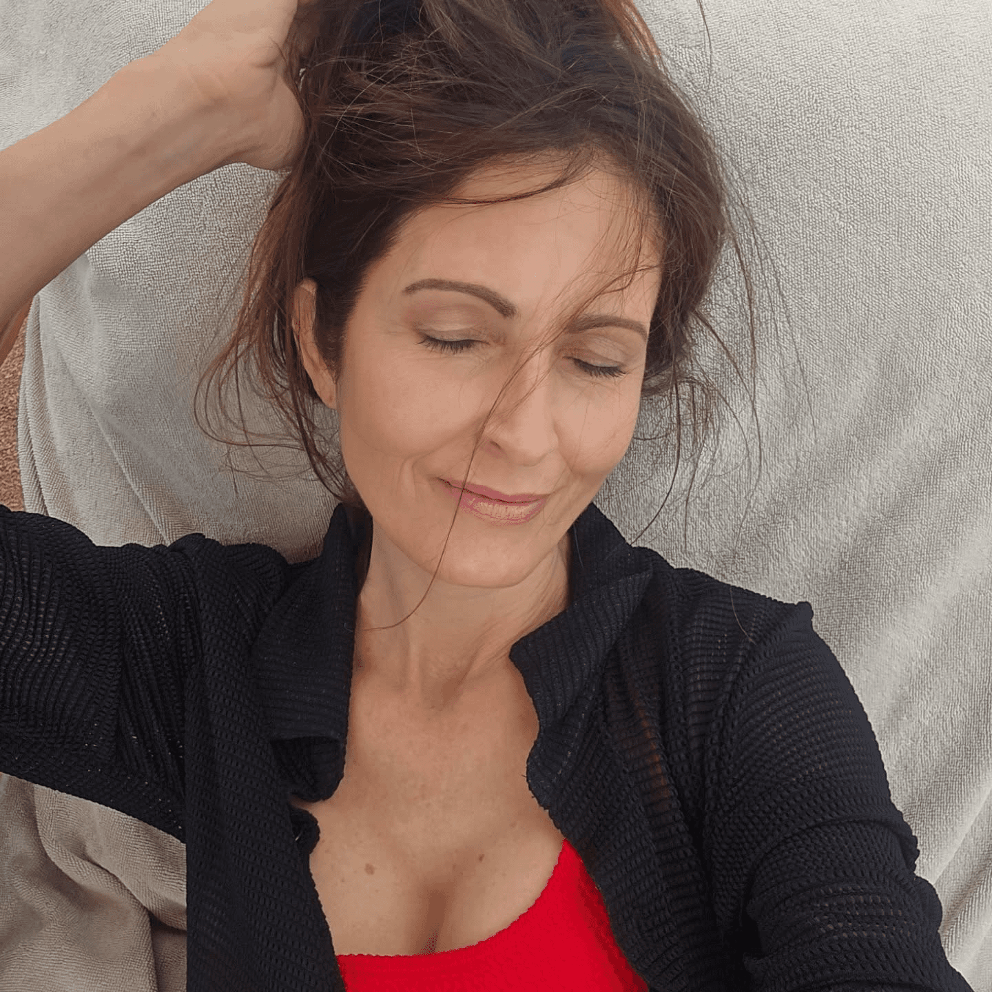 Effortless Windswept Brown Waves
