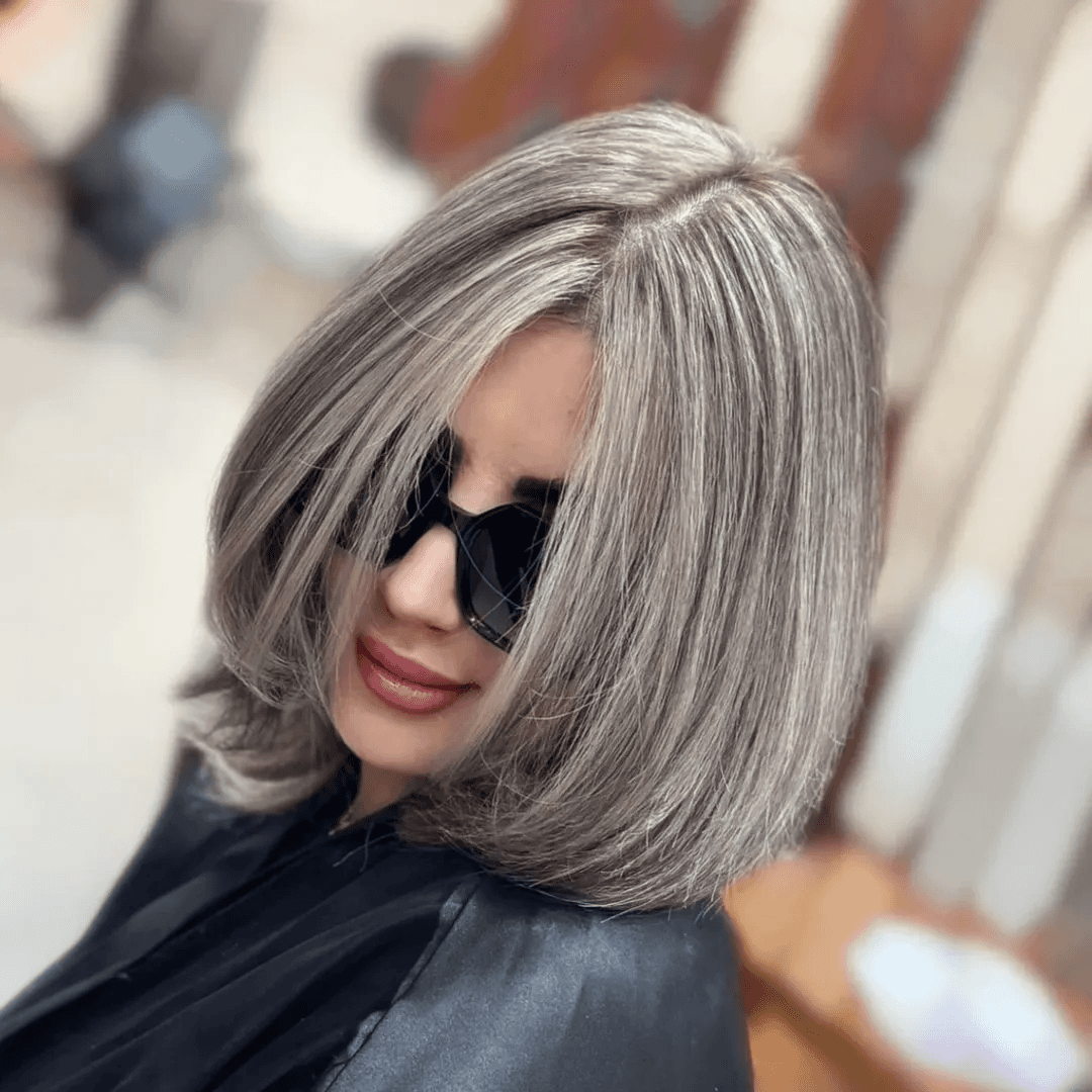 Textured Blonde Bob Style