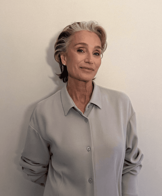 Timeless Gray Hair Elegance