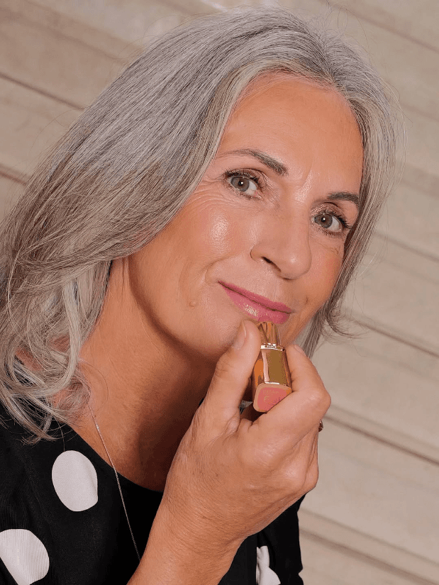 Timeless Gray Hair Elegance