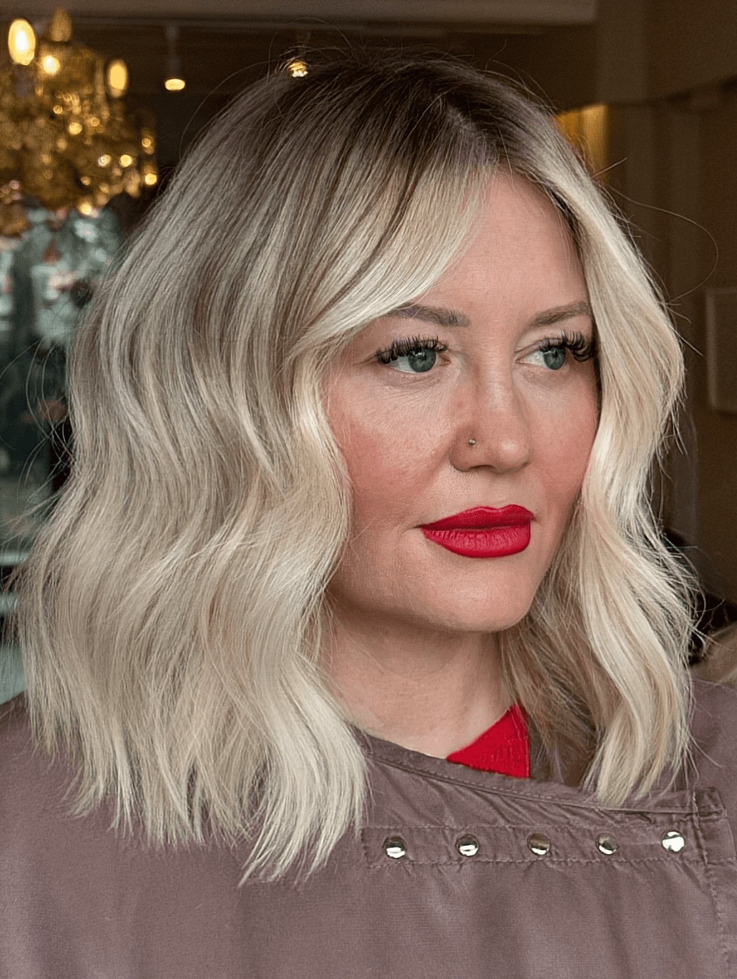 Effortless Beachy Blonde Lob