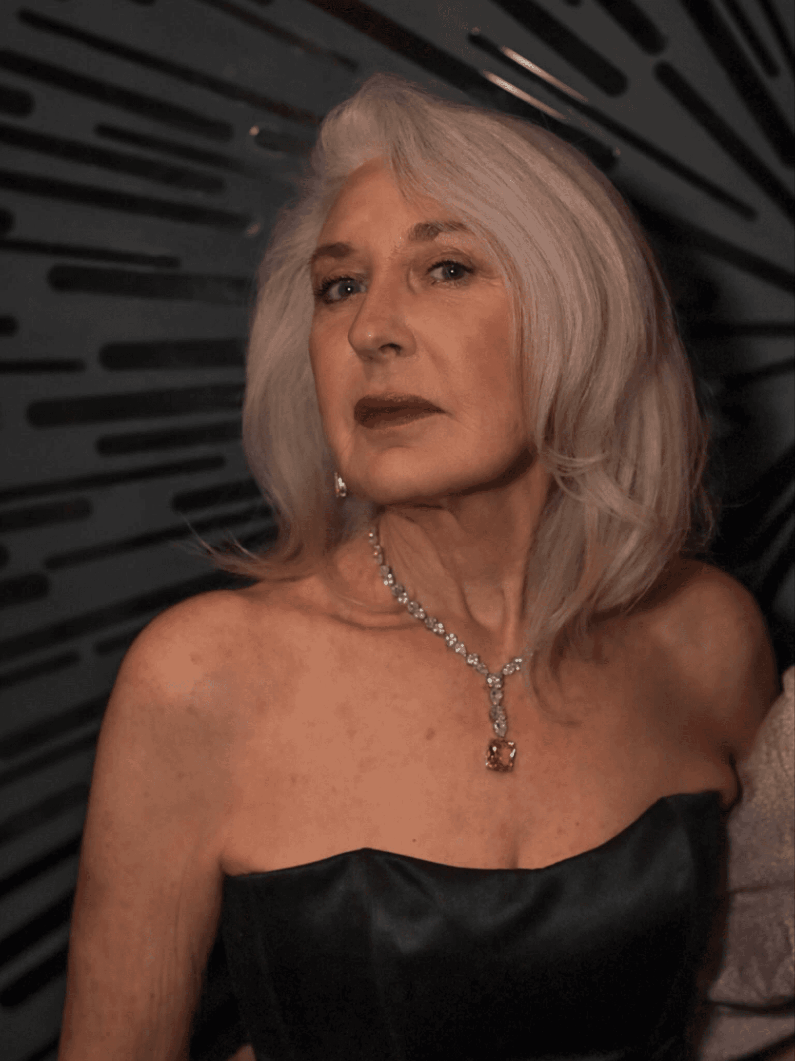 Feathered Silver Glamour