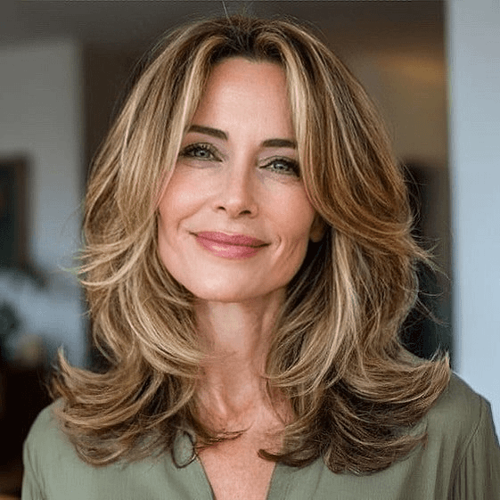 Honey Blonde Holiday Blowout