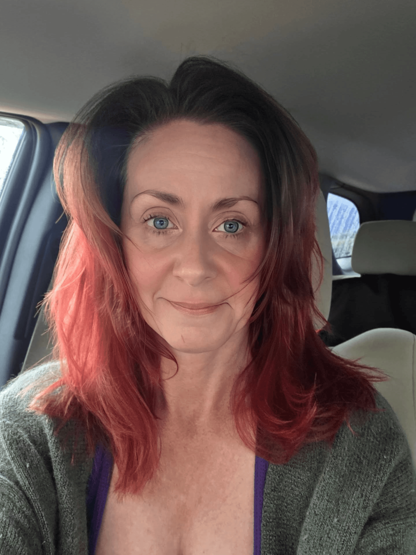 Lived In Red Ombre