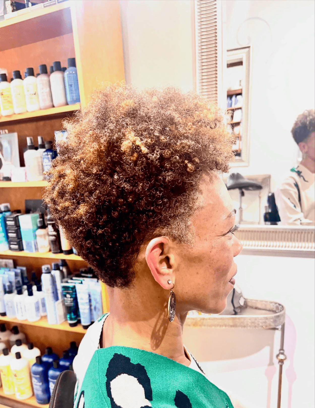 Cropped Sides Full Curls