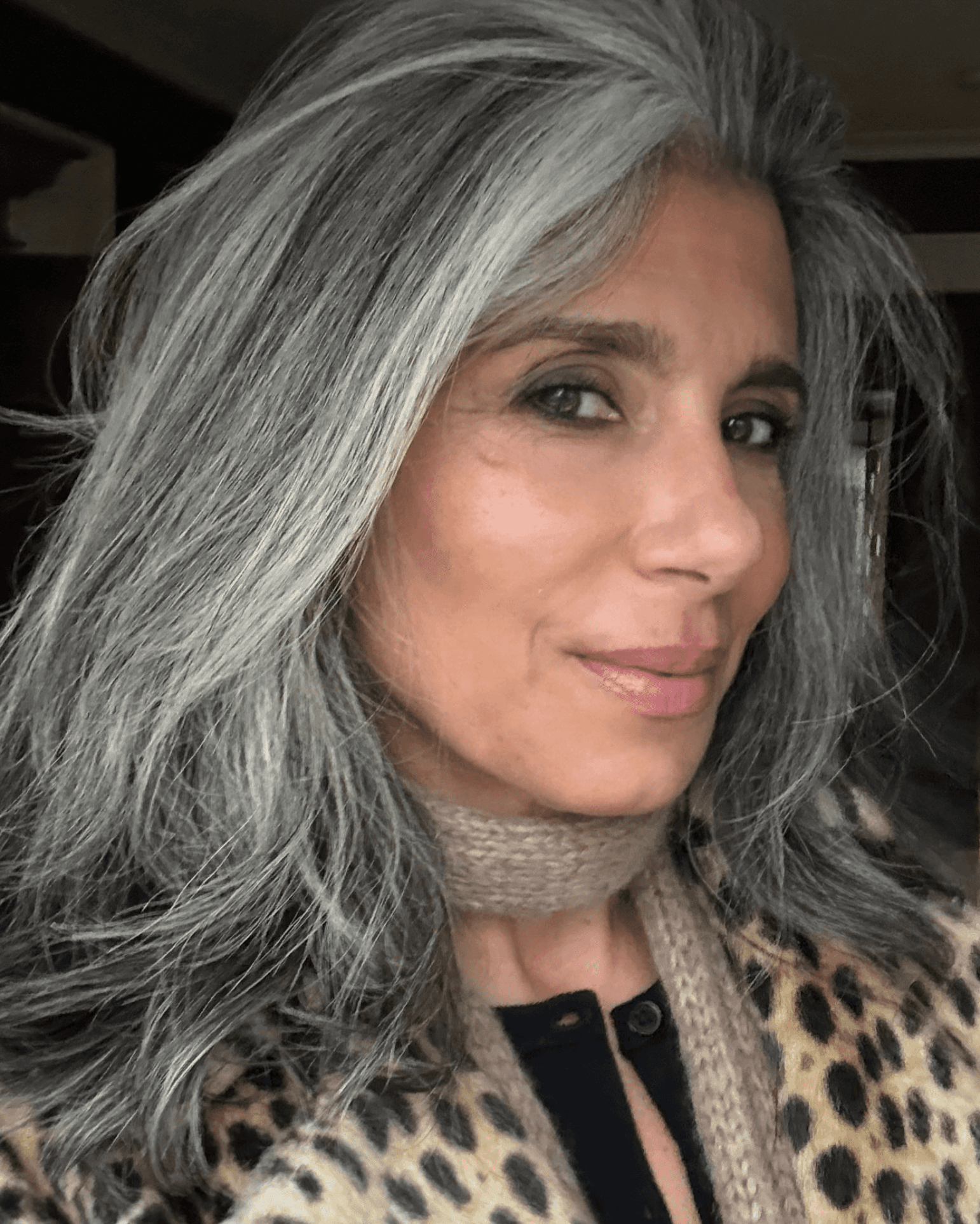 Effortless Silver Layered Waves