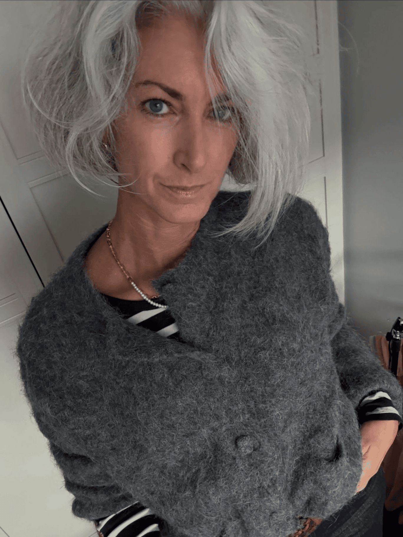 Effortlessly Chic Silver Bob