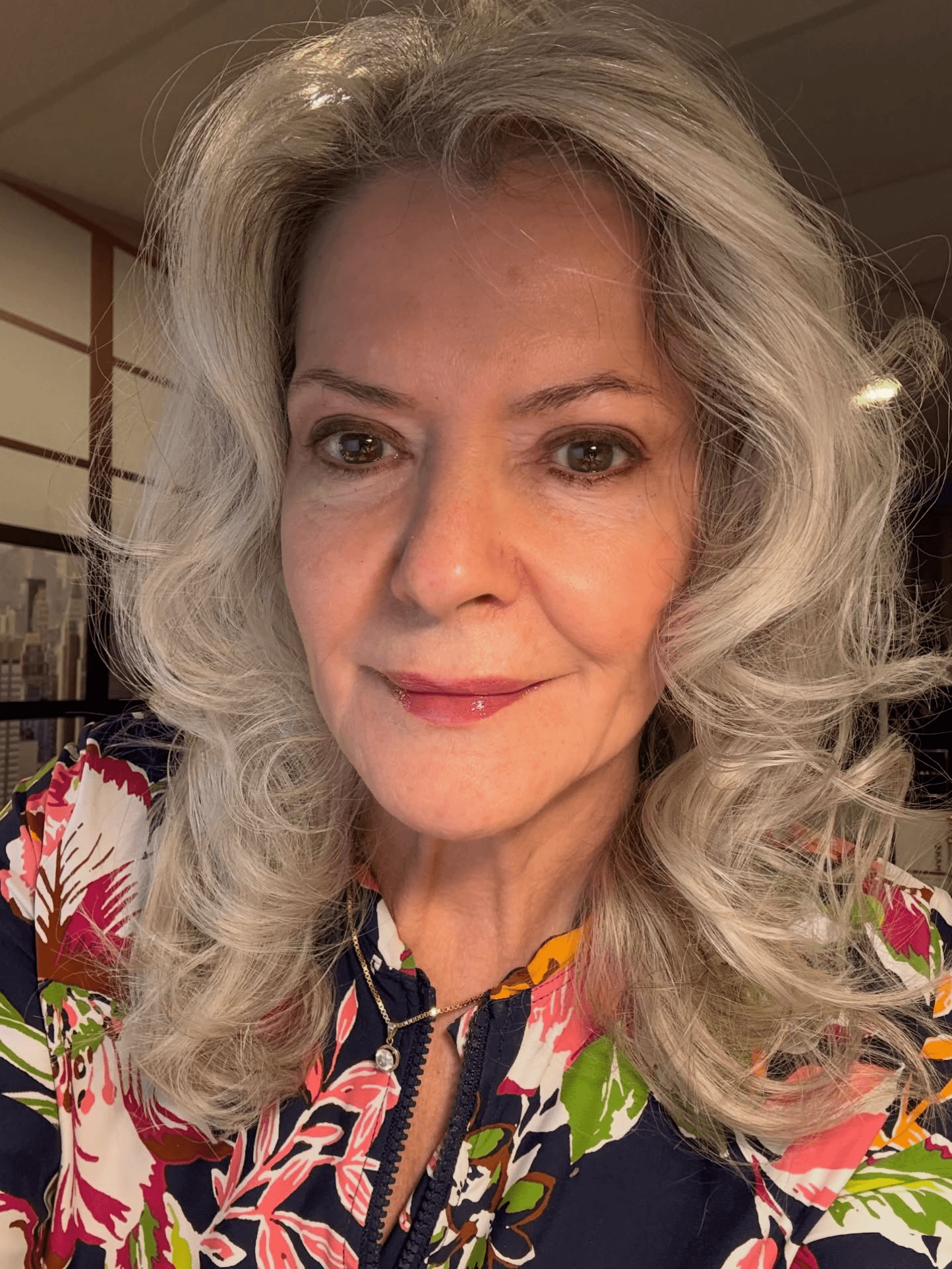 Soft Layered Silver Waves