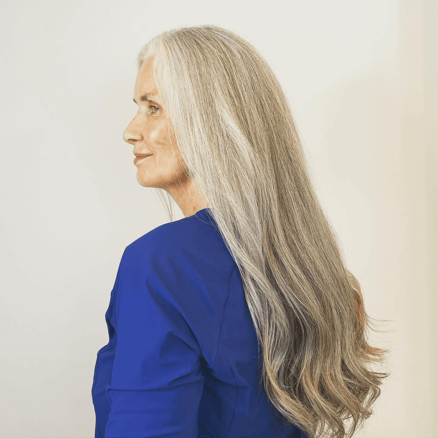 Soft Silver Flowing Layers