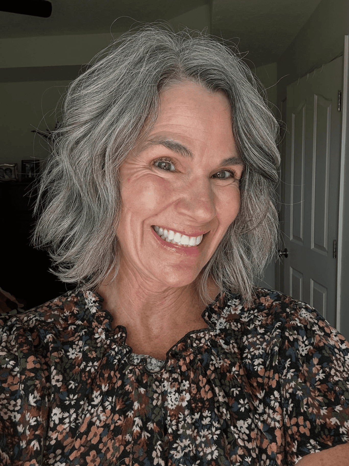 Soft Silver Textured Bob
